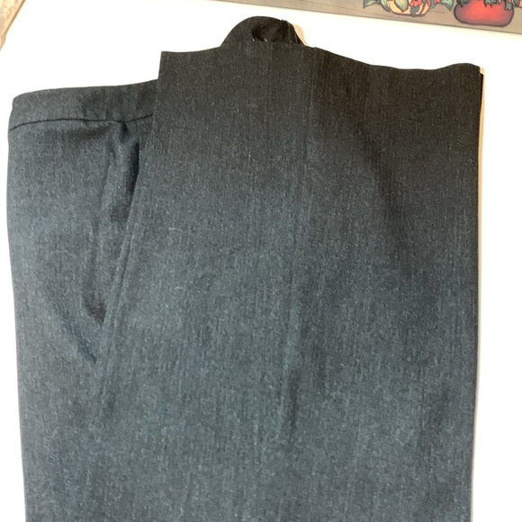 Tristan & Isuet Pleated Mid Rise Wide Leg Flare Dress Pants Size 8 - Picture 5 of 5